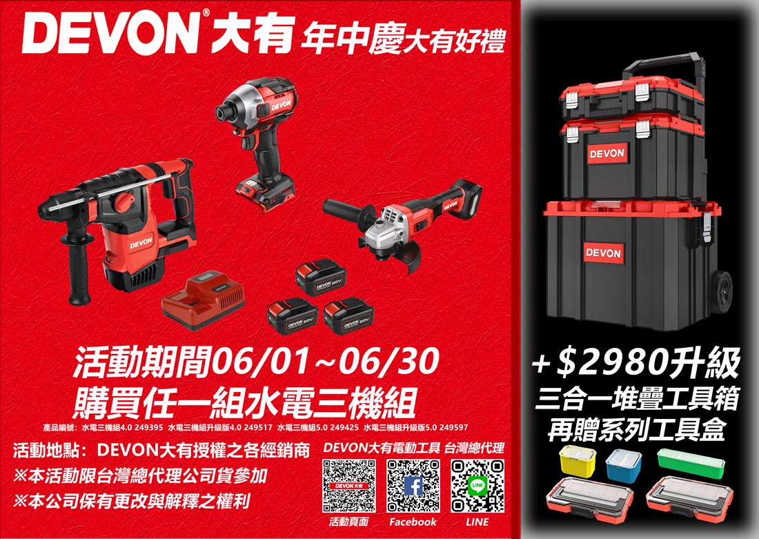 DEVON大有電動工具年中慶