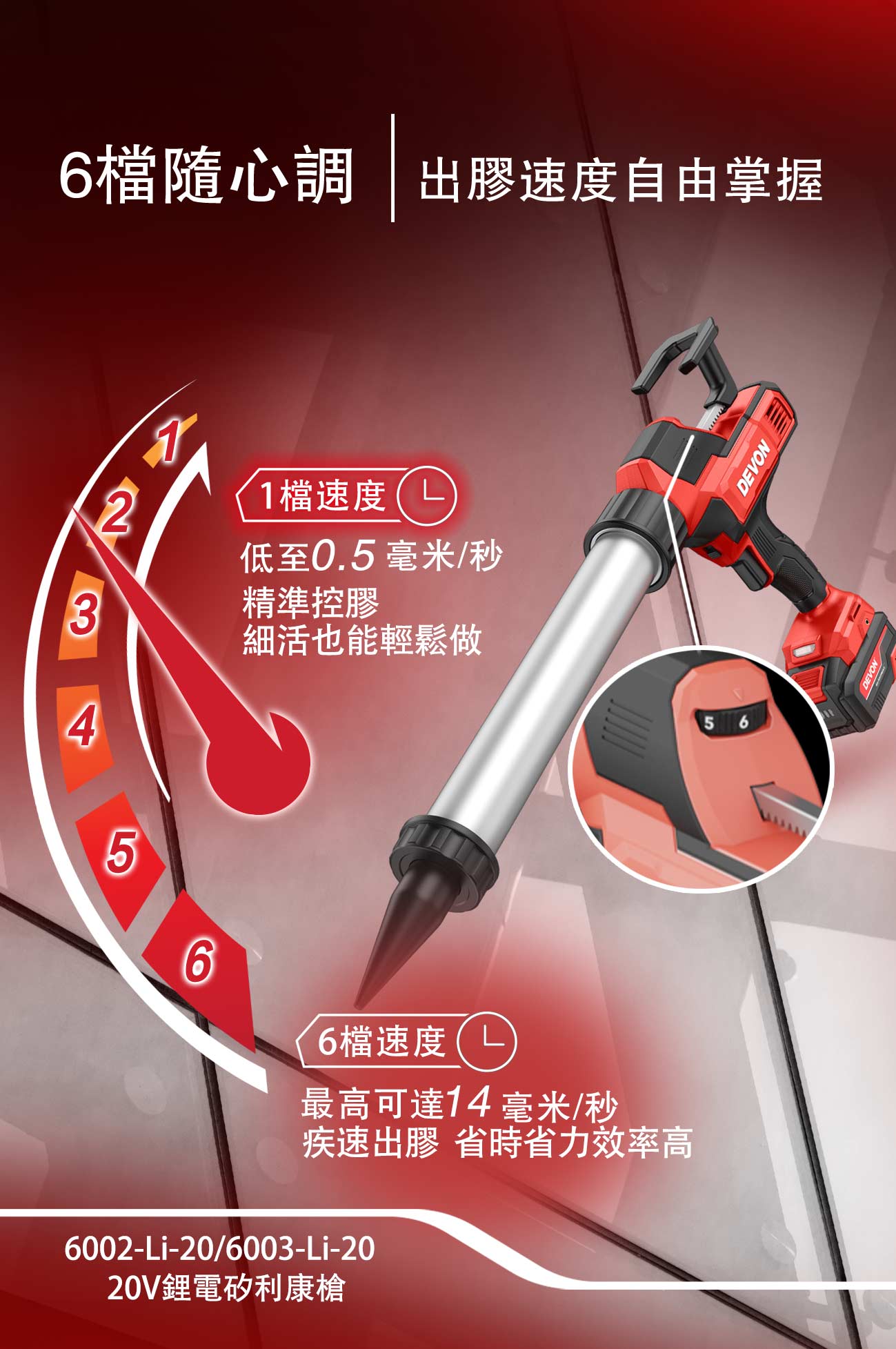 6002/6003鋰電矽利康槍