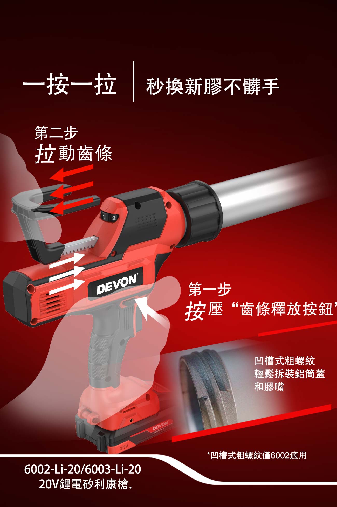 6002/6003鋰電矽利康槍